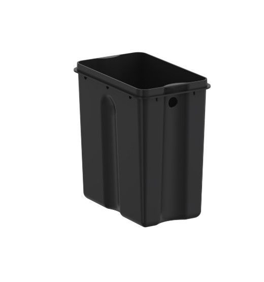 Відро для сміття Koer TC-010210-08 з плавним закриттям, прямокутне, 10 л, білий (KR5598) | Зображення 3