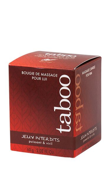 Масажний крем/свічка Jeux Interdist Bougie Massage 60 gr sexstyle