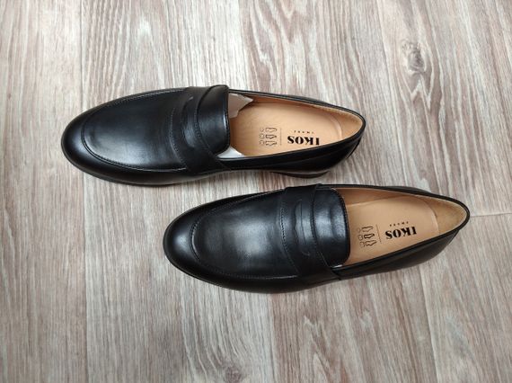 Практичні чорні лофери Ikos 44 розмір 29 см | Зображення 4