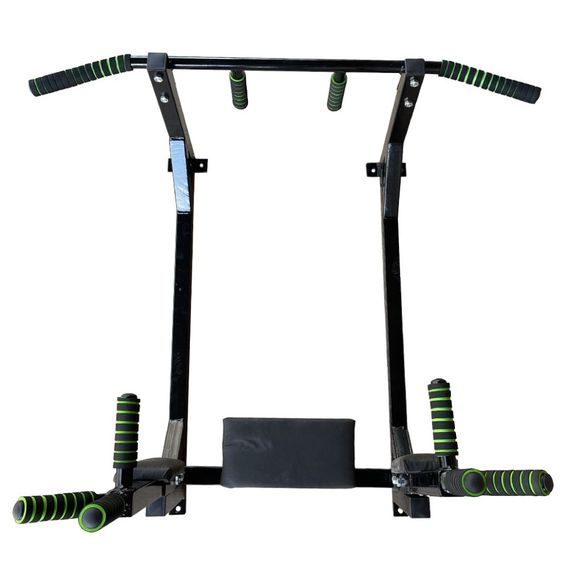 Тренажер турнік з підйомними брусами Iron Pro 4 в 1 NE-TR-5B, з м'якими ручками, чорний | Зображення 1