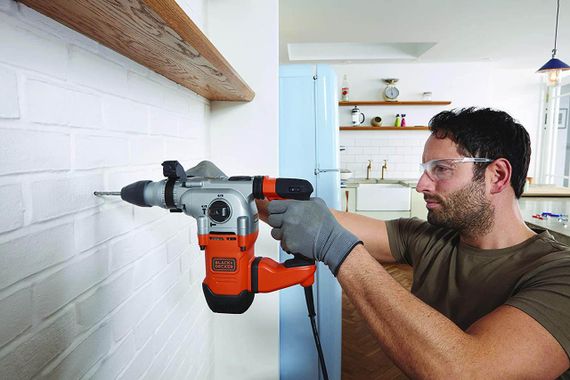 Перфоратор мережевий SDS-Plus BLACK+DECKER BEHS03K | Зображення 5