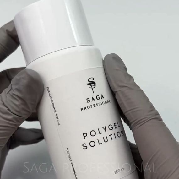 Жидкость для работы с полигелем SAGA Polygel Solution 500мл | Зображення 1