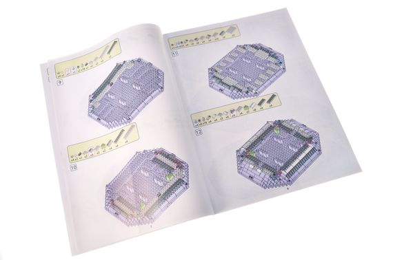 Конструктор MZ-418 «Біла весільна сукня» 2110 деталей, коробка р.32x5x22 см | Зображення 2