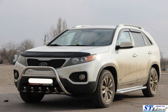 Кенгурятник WT003 (нерж.) для Kia Sorento XM 2009-2014 гг | Зображення 2