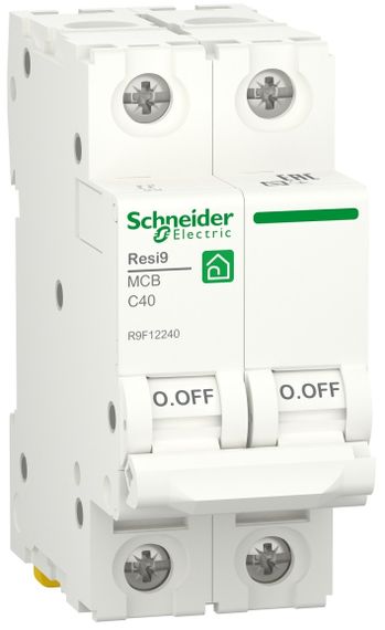 Автоматичний вимикач 2р С40А RESI9 Schneider