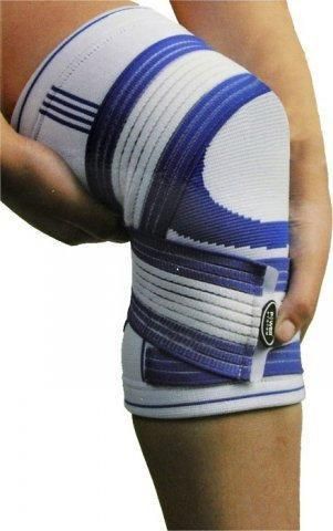 Наколінник Power System PS-6008 Knee Support Pro Blue/White (1шт.) S/M | Зображення 2