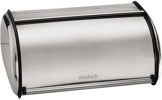 Хлібниця Ofenbach Breadbox 43.5х27х18см, нержавіюча сталь, срібло