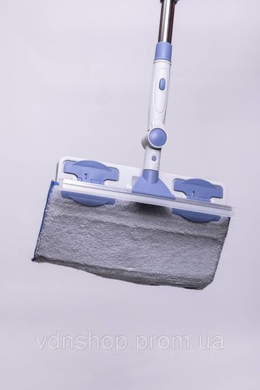 Універсальна швабра з металевою ручкою та змінною плоскою насадкою для плитки, ламінату та лінолеуму HP-35015-30 | Зображення 7