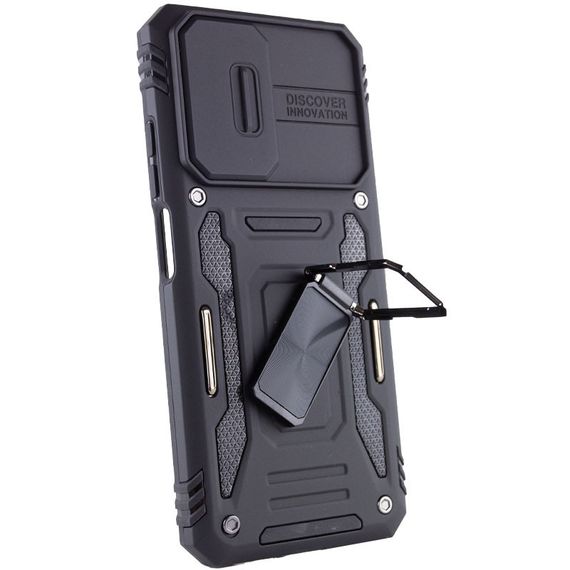 Ударопрочный чехол Camshield Army Ring для Xiaomi Redmi Note 11 Pro 4G/5G / 11E Pro / 12 Pro 4G Черный / Black | Зображення 3