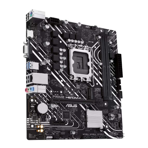 Материнcька плата ASUS  PRIME H610M-K s1700 H610 2xDDR5 M.2 HDMI D-Sub mATX (90MB1GA0-M0EAY0) | Зображення 2