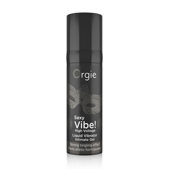 Рідкий вібратор Orgie SEXY VIBE! High Voltage, 15мл (чорний) – Інтенсивний збуджувальний ефект для незабутніх відчуттів | Зображення 2