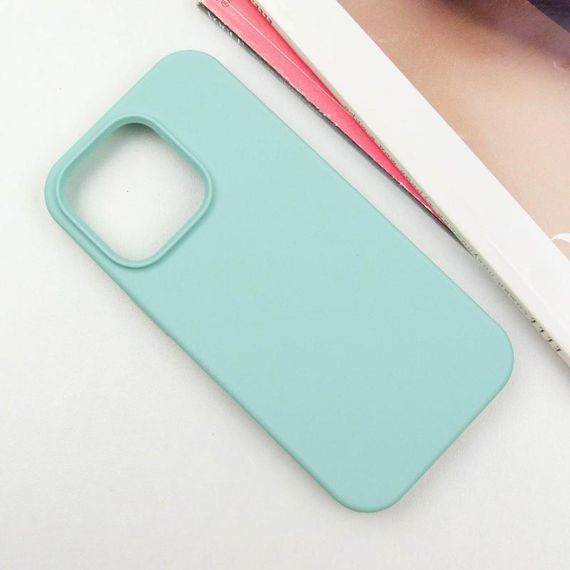 Чохол Silicone Case Full Protective (AA) NO LOGO для Apple iPhone 16 Pro Max (6.9") Бірюзовий / Beryl | Зображення 1