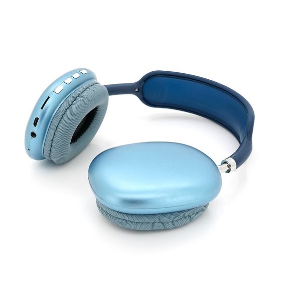 Бездротові навушники Bluetooth Macaron P9, Blue | Зображення 1