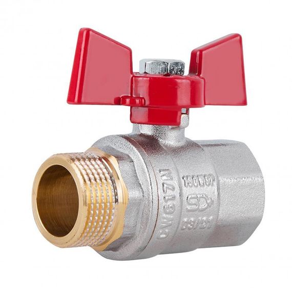 Кран кульовий Thermo Alliance Standart 3/4" ВН для води (метелик) SD607NW20PN40