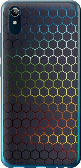 Чехол на Vivo Y91C Переливающиеся соты "498u-1762-17620"