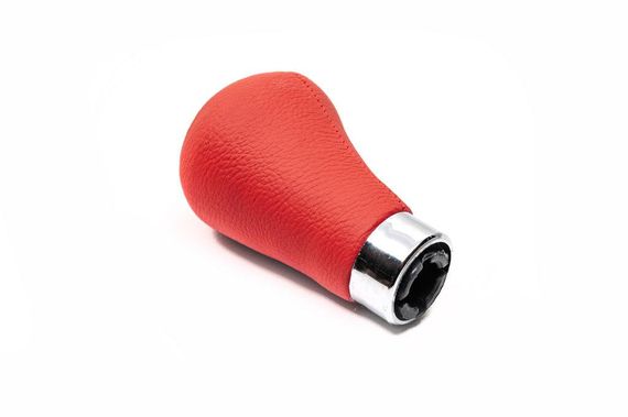 Ручка КПП ОЕМ (кожзам, красная гладкая) для BMW 3 серия E-36 1990-2000 гг. | Зображення 1