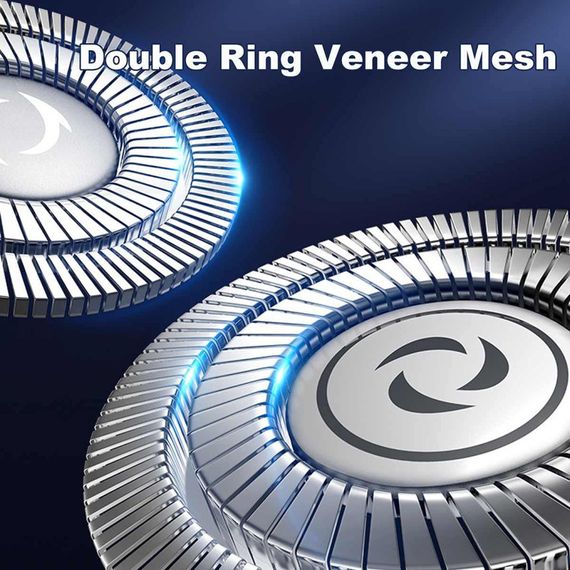 Електробритва чоловіча акумуляторна роторна 5 в 1 з 7 плавальними головками HM-1686 | Зображення 2