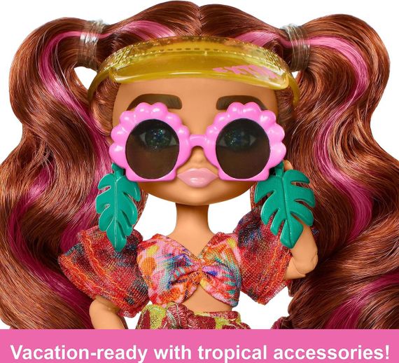Лялька Барбі Екстра Мініс Подорож Пляж Оригінал Barbie Extra Fly Minis Travel Beach Look | Зображення 3