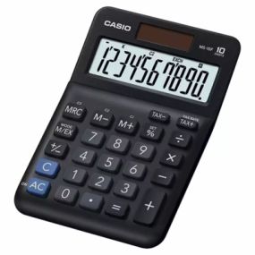 Калькулятор Casio MS-10F-WA-EP, черный (CALC-CAS-MS-10F-WA-E)