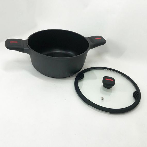 Каструля Magio MG-1171 Лита антипригарна 5л 24 см | Зображення 5