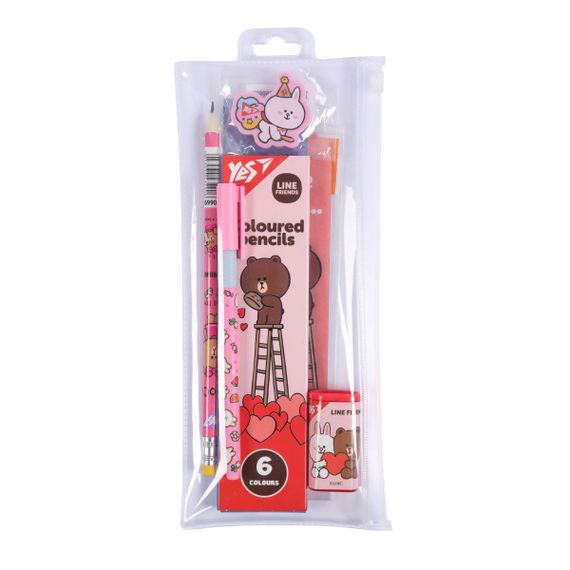 Набір канцелярський YES Line Friends 450249 6 предметів
