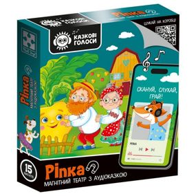 Детская развивающая игра "Магнитный театр Репка" VT3206-40, 15 магнитов, с аудиосказкой