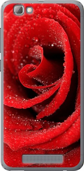 Чехол на ZTE A610 Красная роза "529u-433-17620"