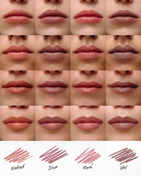 Олівець для губ UNICO Lip Pencil with peptides - Diva (1.14 g) | Зображення 4
