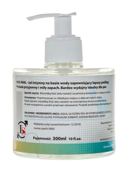 Анальний гель-лубрикант Love Stim - H2O Anal Gel, 300 ml Sex Aura | Зображення 1