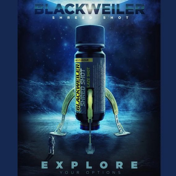 Предтренировочный комплекс Blackweiler Shred Shot (цитрус-пунш) 9x60ml | Зображення 2