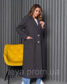 Пальто колір сірий розмір XXL FI_008881