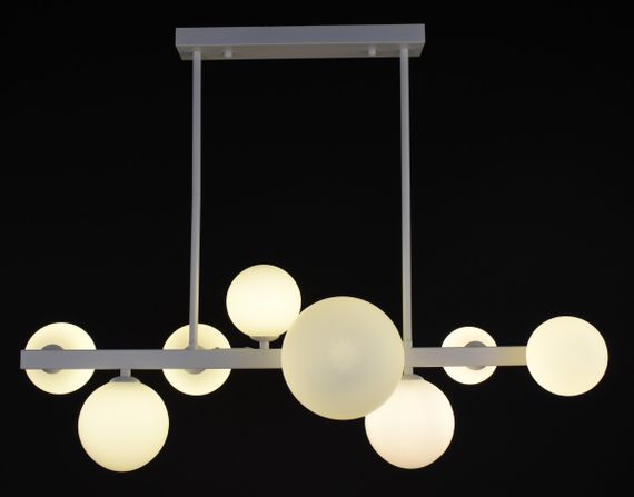 Люстра стельова на 8 лампочок 27860 Білий 35-65х28х77 см. | Зображення 1