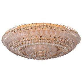 Люстра торт потолочная с подсветкой LED E14 40W G (BCL-396S/16)