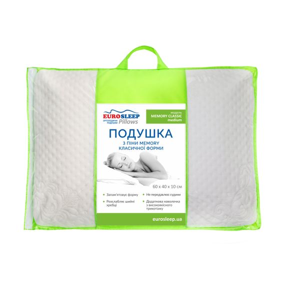 Подушка Eurosleep 107703171 Україна 60*40*10,600х400