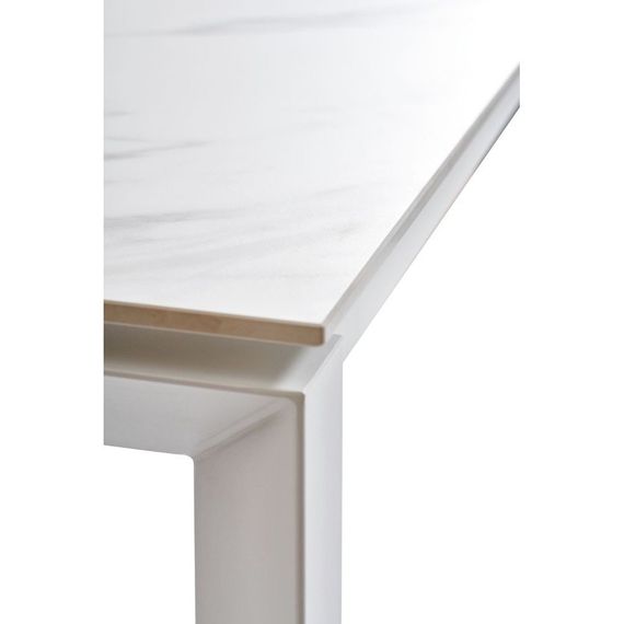 Стол обеденный Concepto BRIGHT WHITE MARBLE керамика 102-142 см | Зображення 5