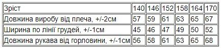 Худі для дівчинки (підлітковий) Носи своє 146 Чорний (p-14115-158600) | Зображення 3