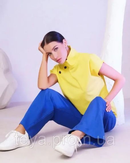 Костюм цвет желтый/синий FI_003548 | Зображення 3