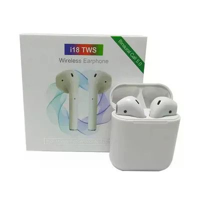Бездротові навушники i18 TWS • Bluetooth навушники i18 TWS з мікрофоном, сенсорним керуванням і зарядним кейсом | Зображення 4