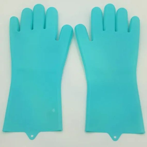 Багатофункціональні силіконові рукавички для миття та чищення посуду | Зображення 3