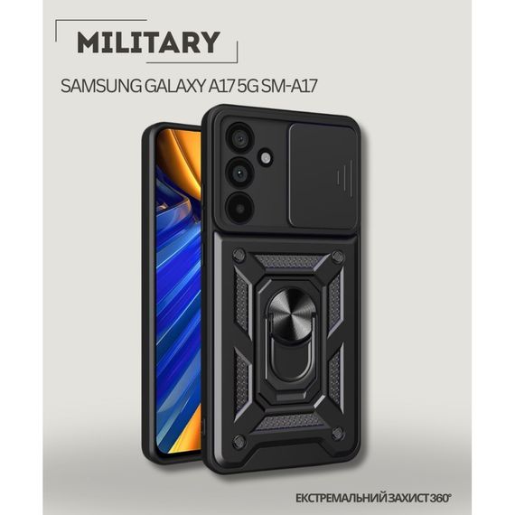 Чохол до мобільного телефона BeCover Military Samsung Galaxy A17 5G SM-A17 Black (713901) | Зображення 5