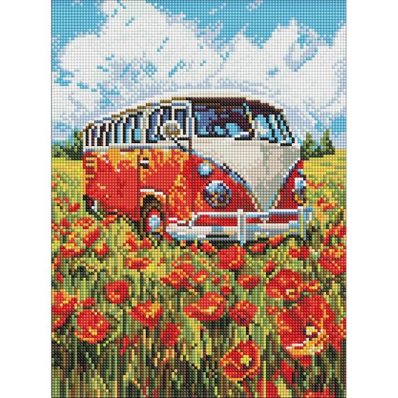 Алмазная мозаика "Путешествие в красное" ©art_selena_ua AMO8215, 30х40 см
