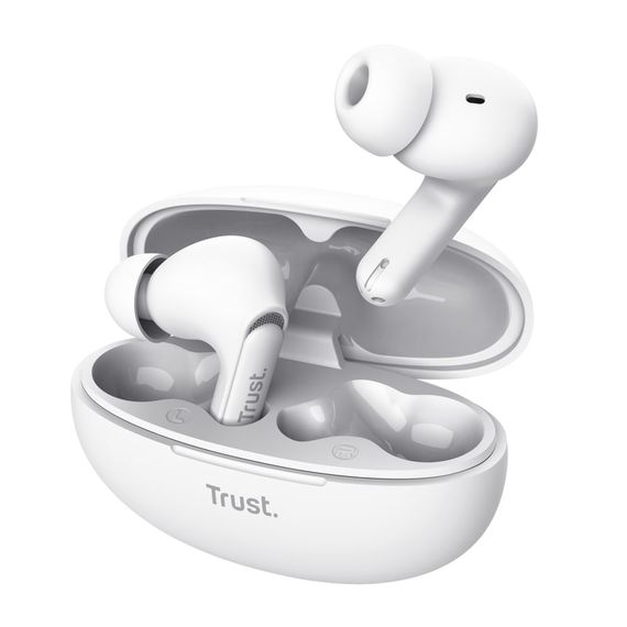 Навушники Trust TWS Yavi Earbuds BT 5.3, ENC, SBC, Mic, Білий (25172_TRUST) | Зображення 5