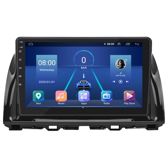 Штатная магнитола Lesko для Mazda CX-5 I 2011-2015 экран 9" 2/32Gb/ 4G/ Wi-Fi Premium GPS Андроид Мазда