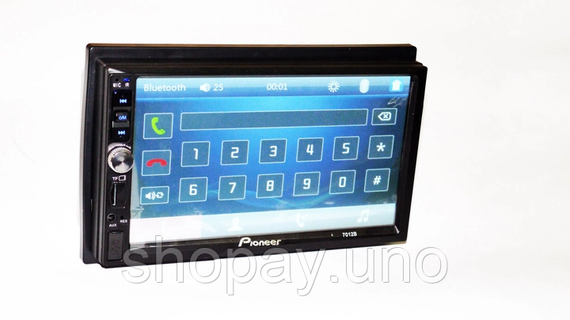 Автомагнітола 7" 2din USB+SD+Bluetooth коротка база Pion-SВ 7012 | Зображення 3