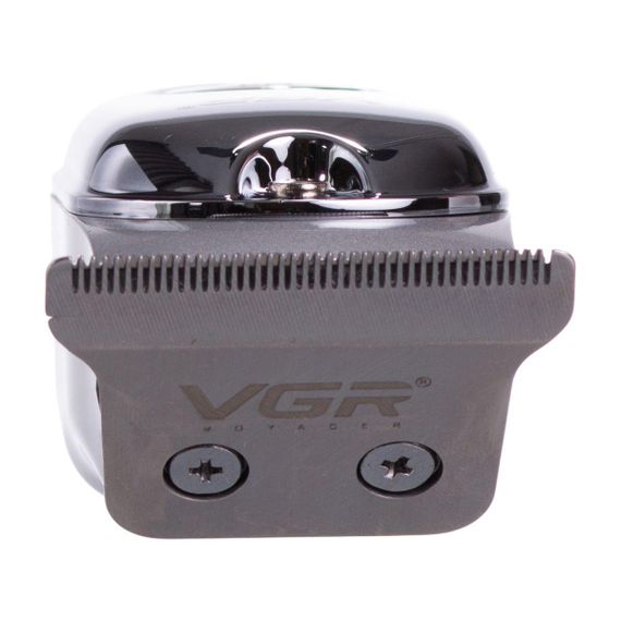 Машинка для стрижки волосся акумуляторна Сріблястий VGR V-071 | Зображення 7