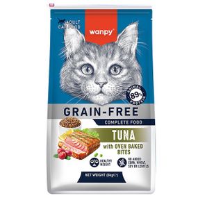 Сухий корм із тунцем для котів Wanpy Adult Cat GF Tuna, 8 кг