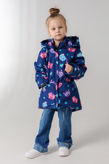 Куртка для дівчинки B-2323 86 см Темно-синій (2000990256997D) shop (2000990256997) | Зображення 3