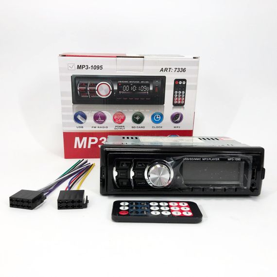 Автомобильная магнитола стерео звук MP3 1095/7336 BT ISO, Магнитола поддержка usb HU-56 | Зображення 4
