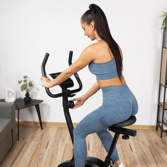 Велотренажер Gymtek XB1400 магнітний золотий | Зображення 3