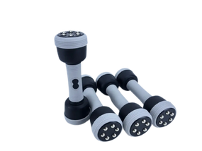 Массажные гантели с изменяемым весом для фитнеса Swan Fit Massage Dumbbells серые (17494-31_994)